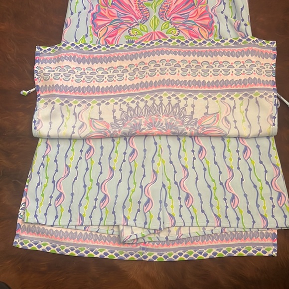 Lilly Pulitzer Sea Shellabration Donna Romper Size 10 - Picture 2 of 5